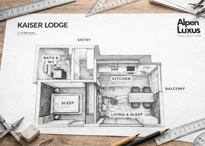 Kaiser With Balcony & Rooftop Pool Access, Alpenluxus Collection * Відень